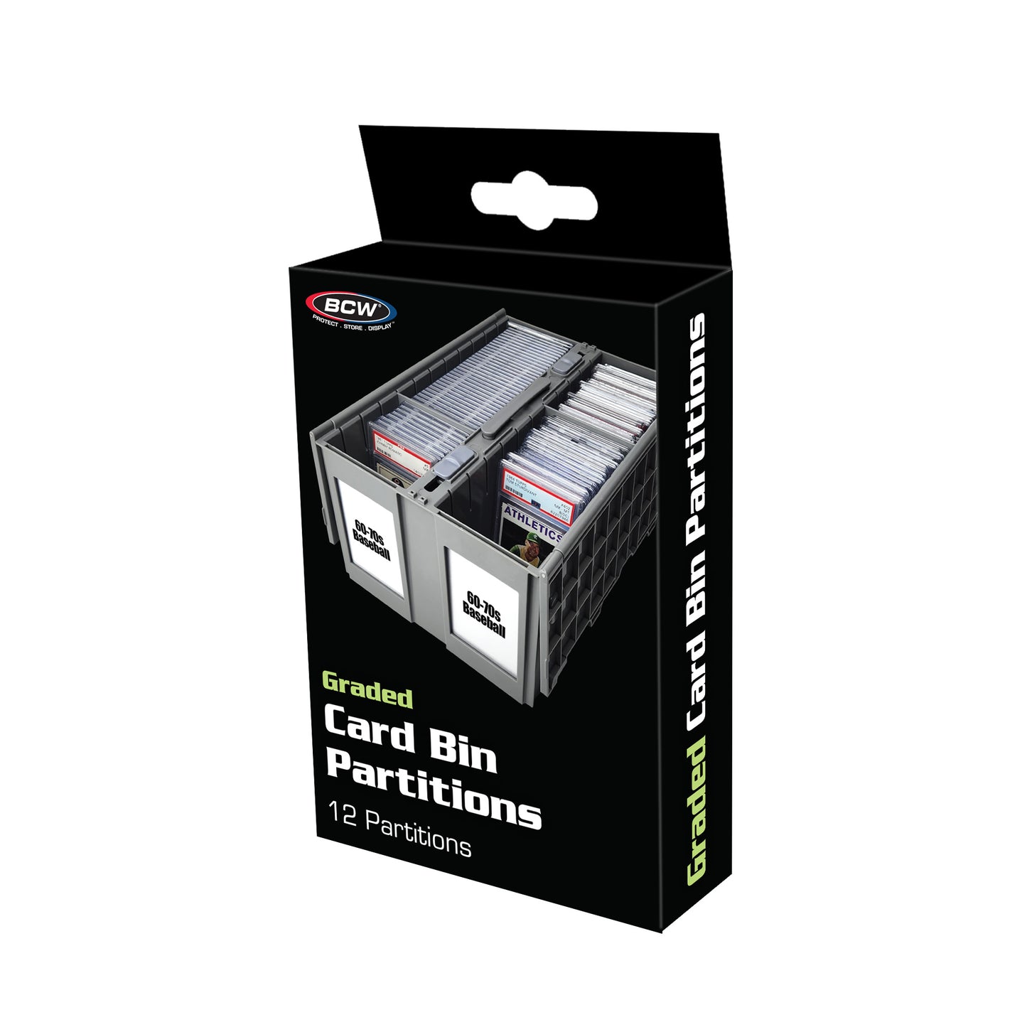 BCW Collectible Card Bin Partitions 12 Pack- 4 Colors Options