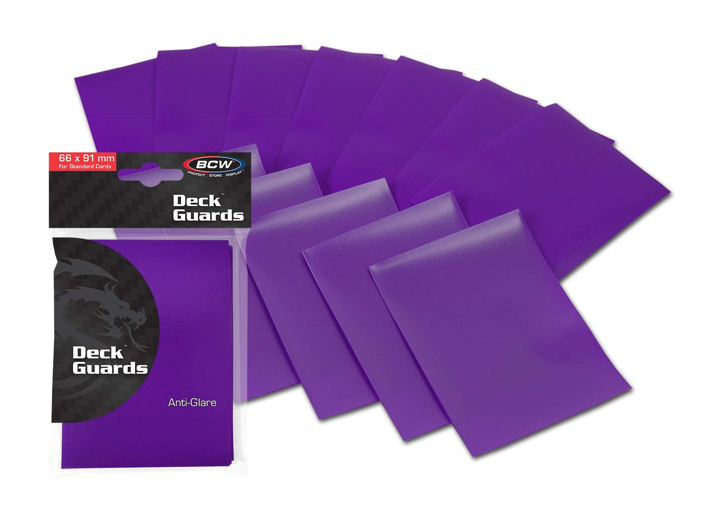 BCW Deck Guard - Double Matte - Purple