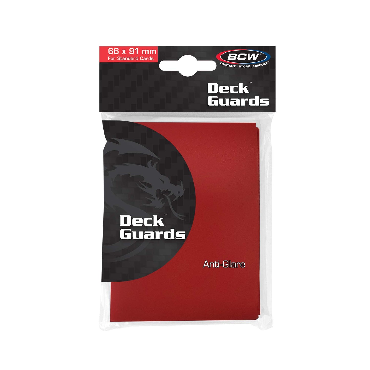 BCW Deck Guard - Double Matte - Red
