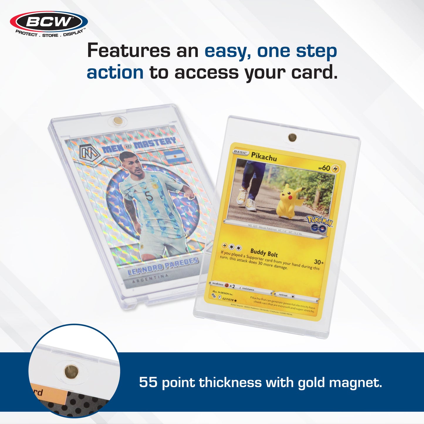 BCW Magnetic Card Holder(One Touch) - 55 PT.