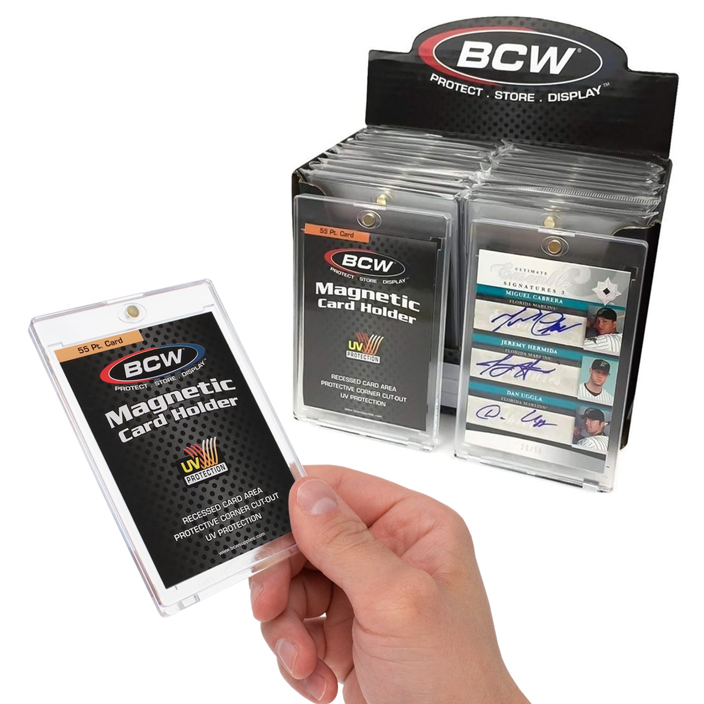 BCW Magnetic Card Holder(One Touch) - 55 PT.