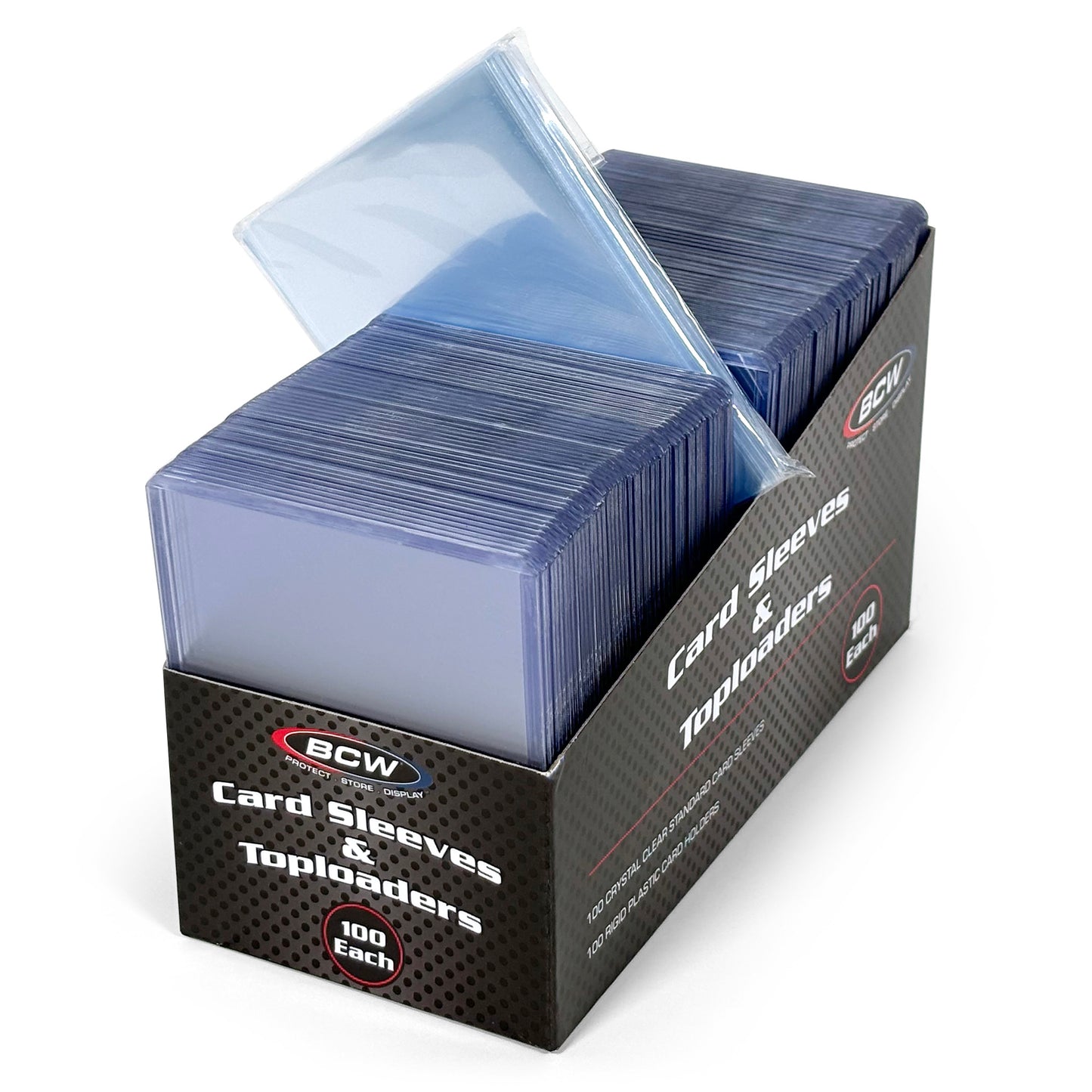 BCW Card Sleeve and Toploader Combo Pack 100 Count