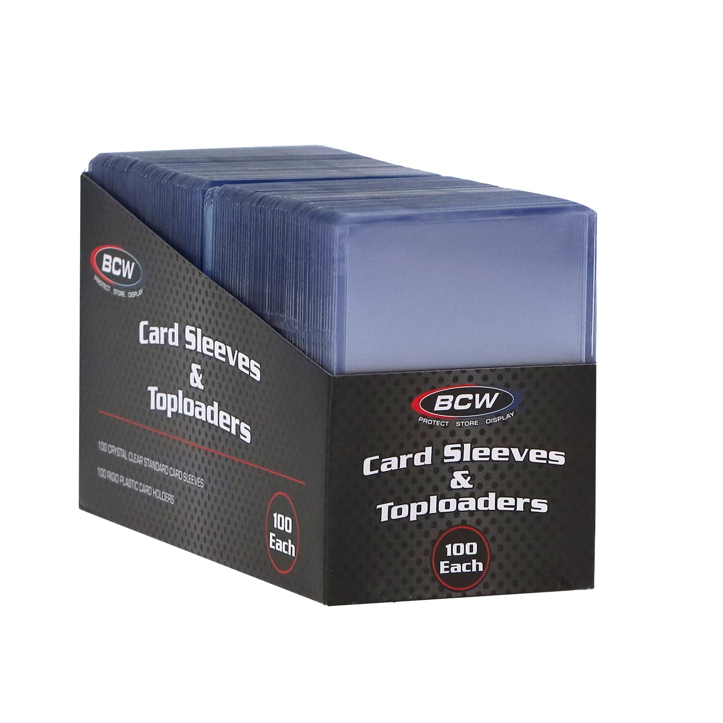 BCW Card Sleeve and Toploader Combo Pack 100 Count