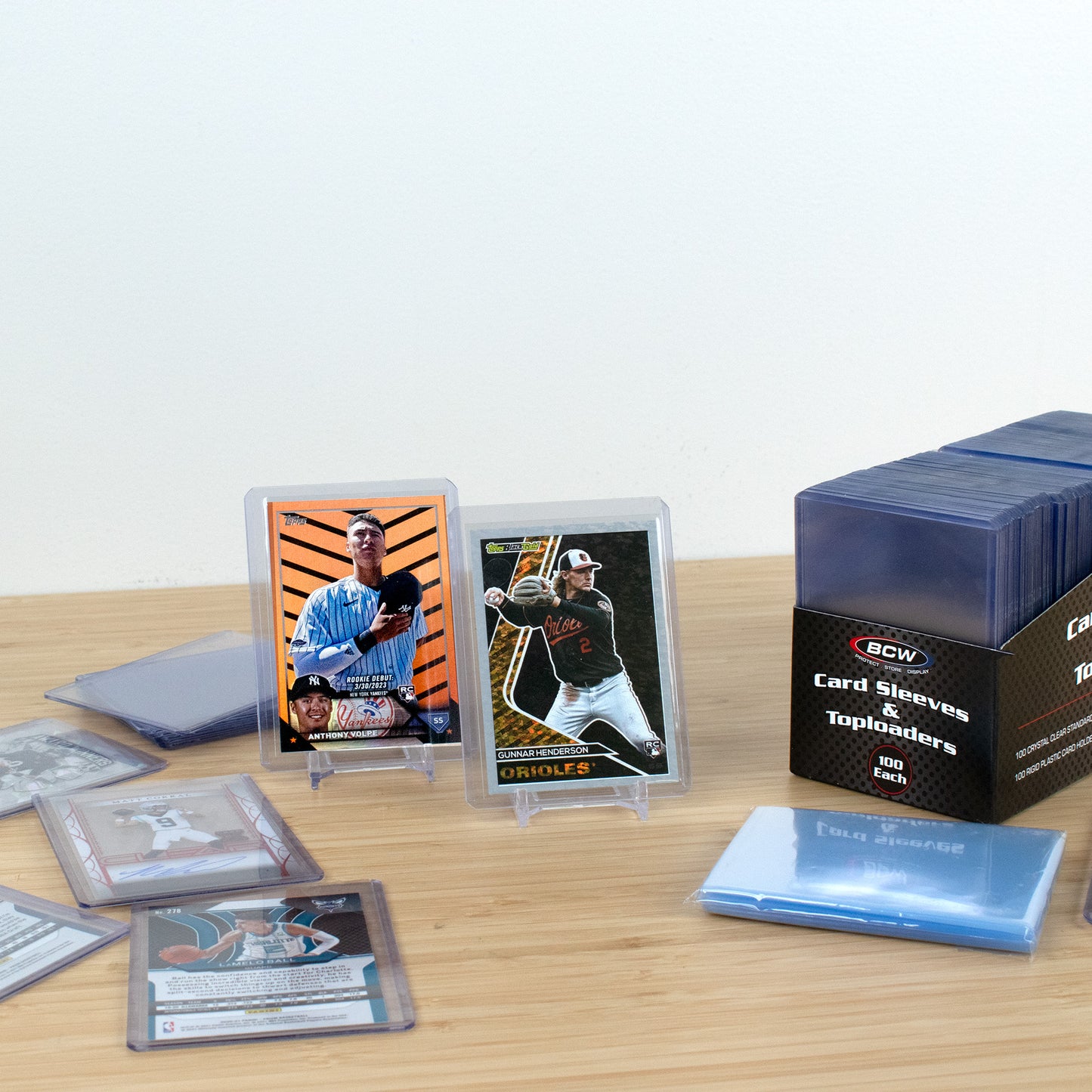 BCW Card Sleeve and Toploader Combo Pack 100 Count
