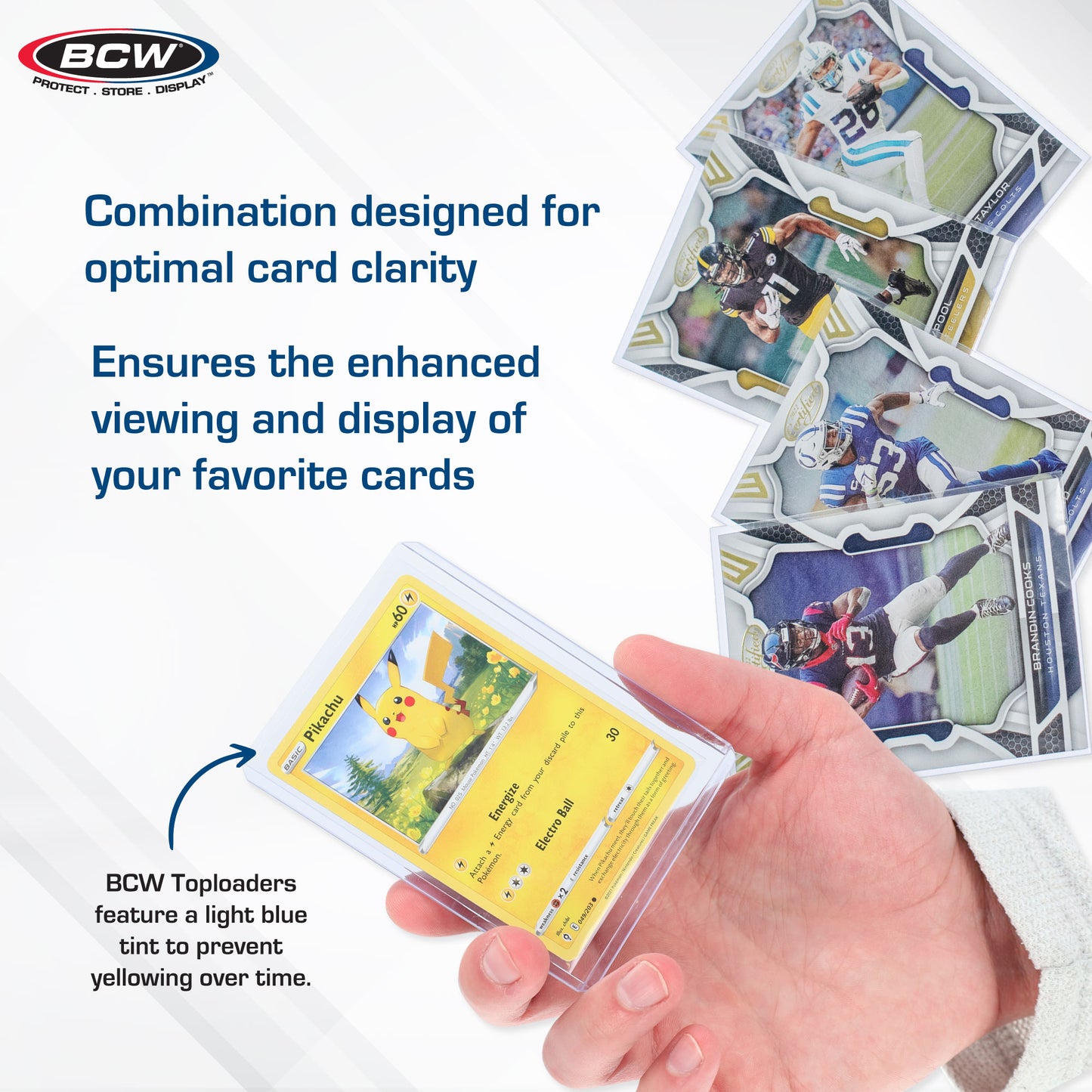 BCW Card Sleeve and Toploader Combo Pack 200 Count