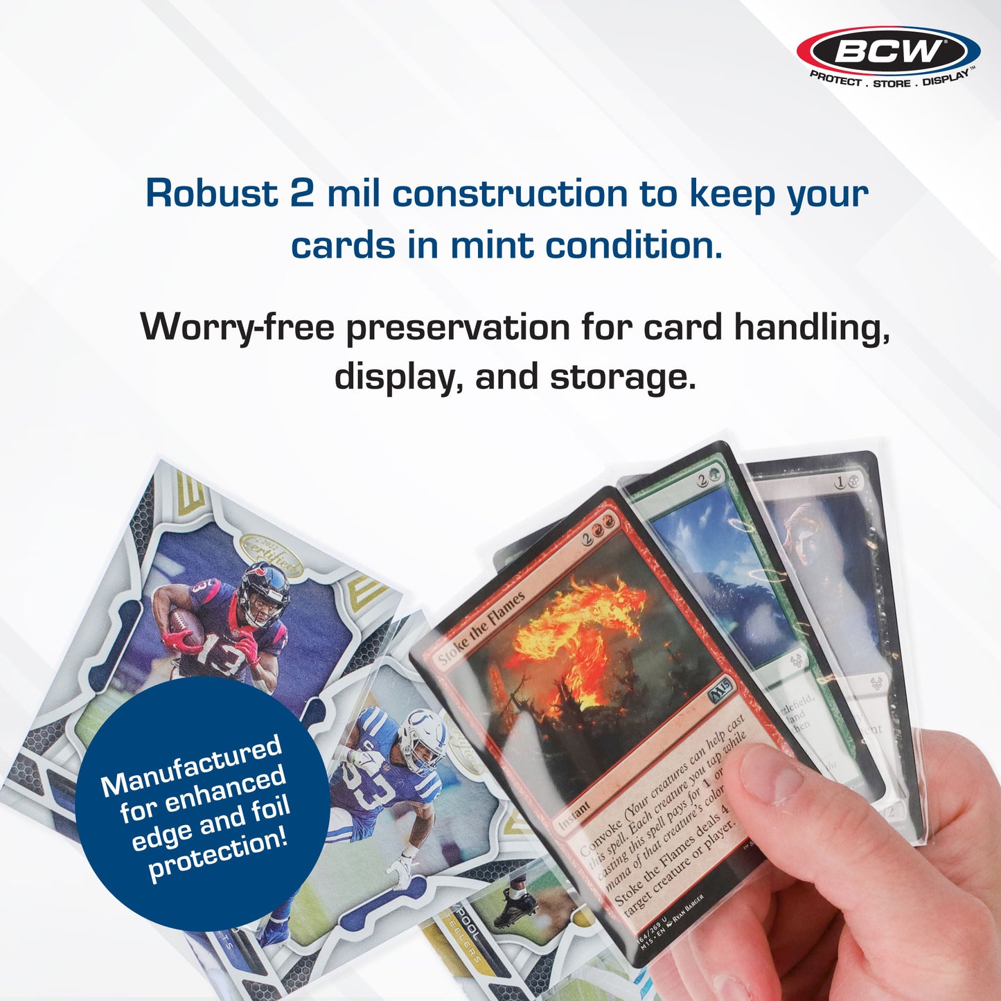 BCW Standard Card Sleeves (Penny Savers) 500CT
