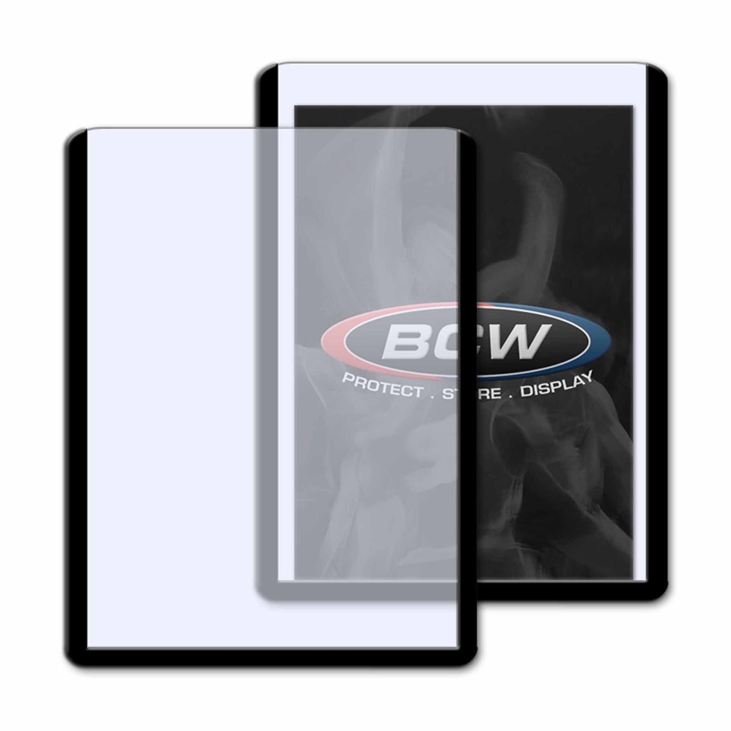 BCW Standard 3x4 Topload Card Holder - Black Border