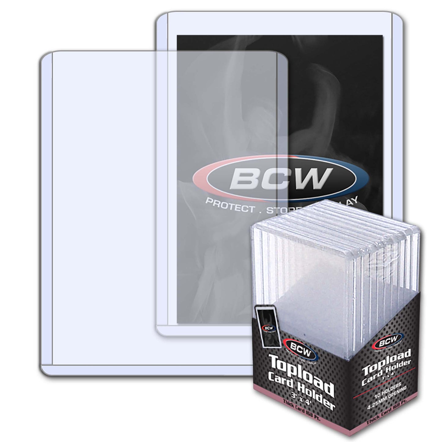 BCW Thick Toploader Card Holder - 168 PT.