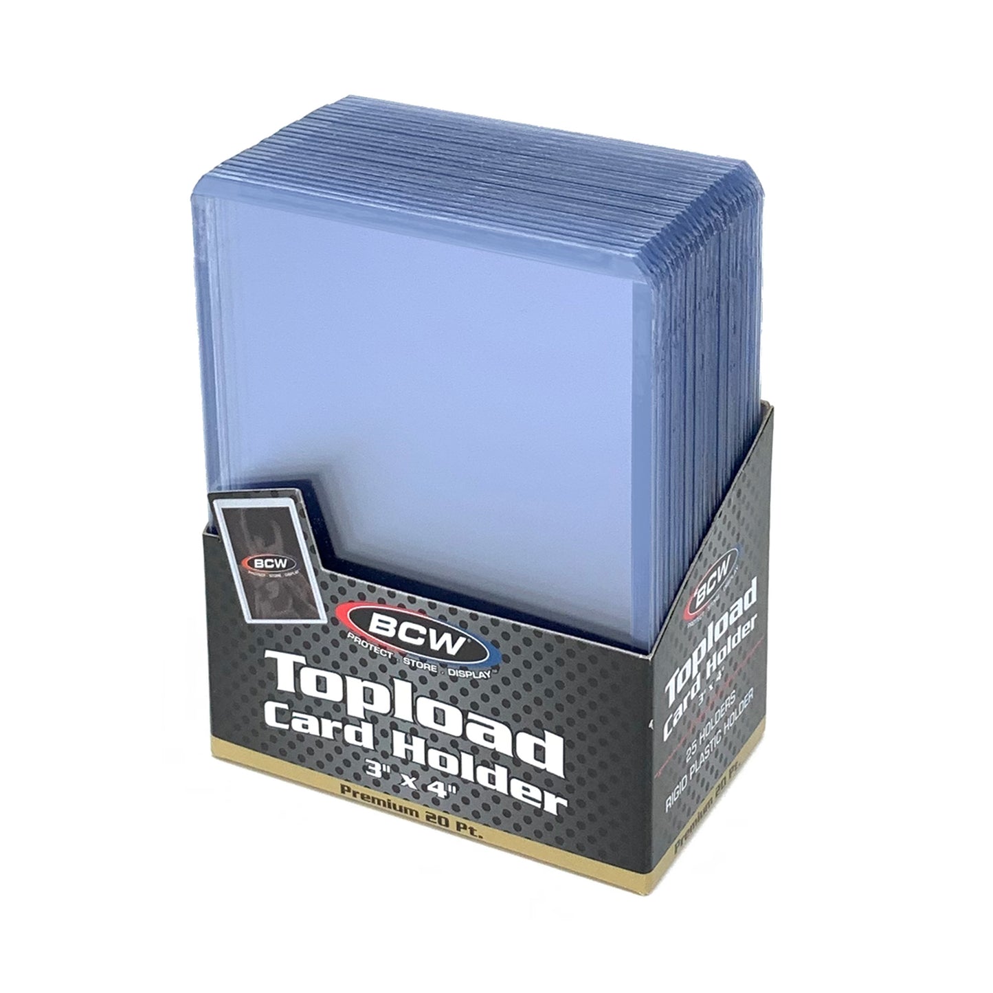 BCW Premium 3x4 Toploaders - 25 count