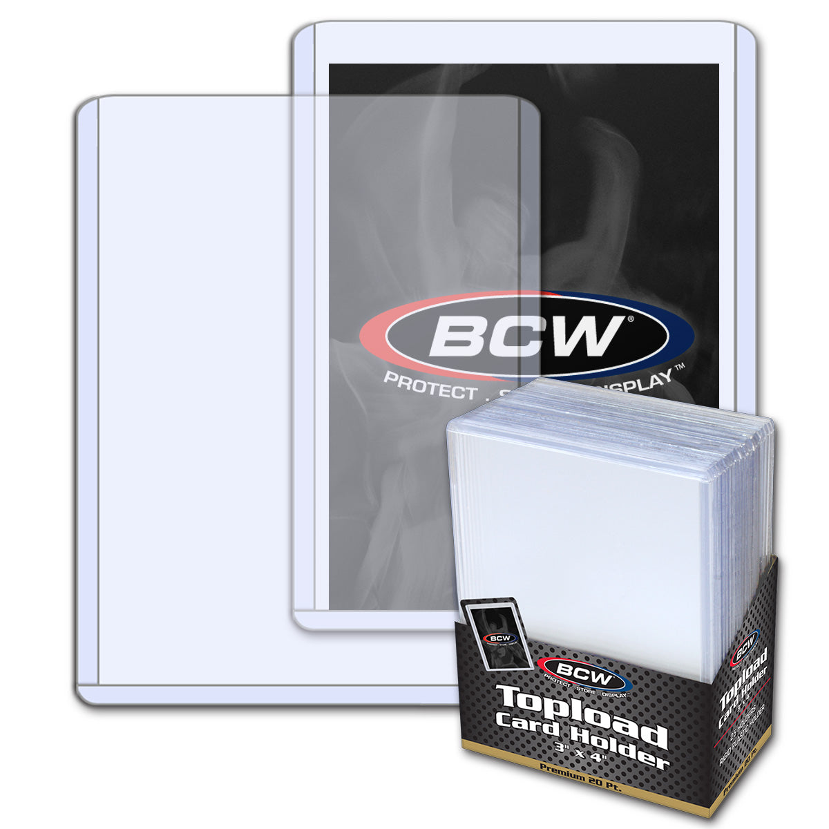 BCW Premium 3x4 Toploaders - 25 count