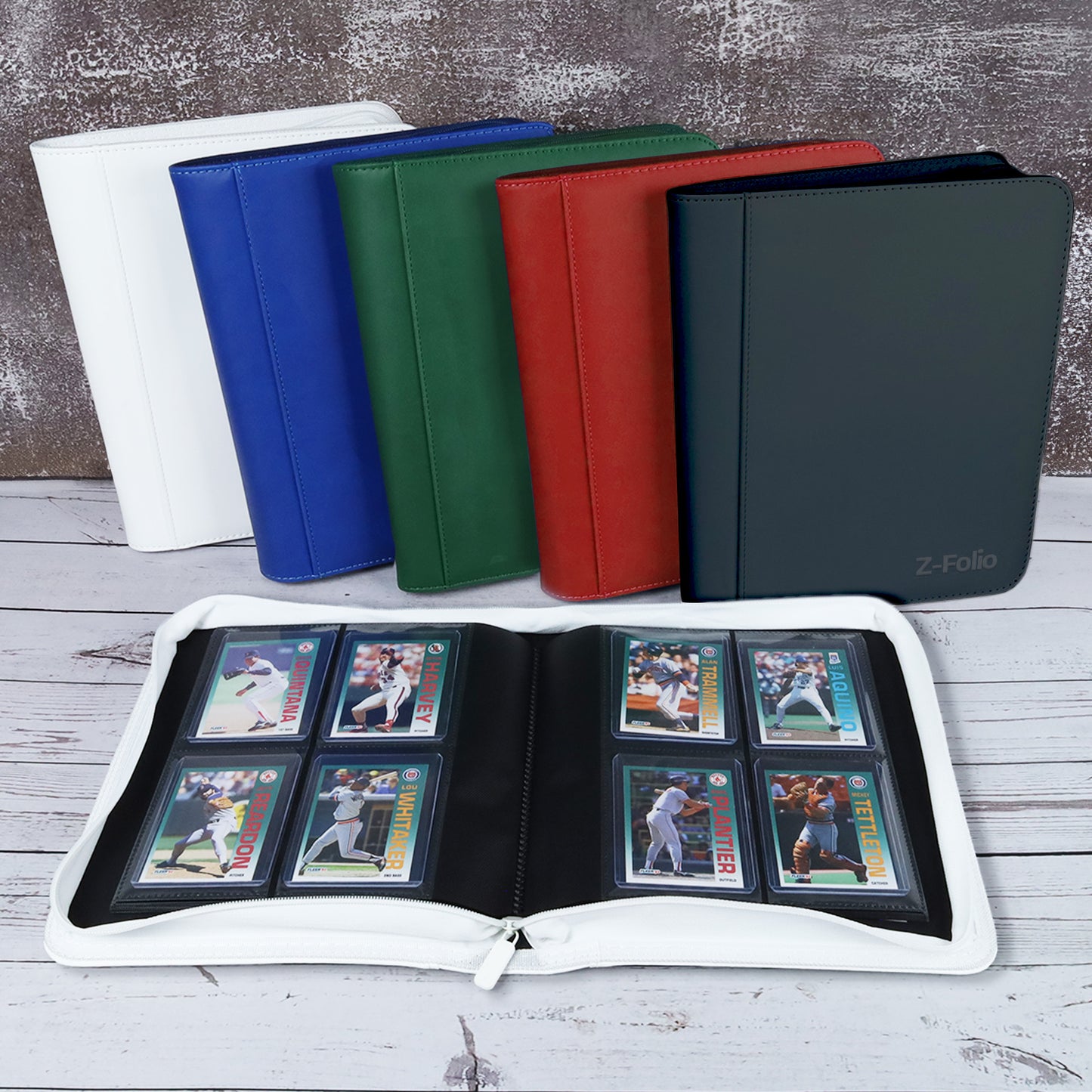 BCW Z-Folio 4-Pocket LX Album - Toploaders - White