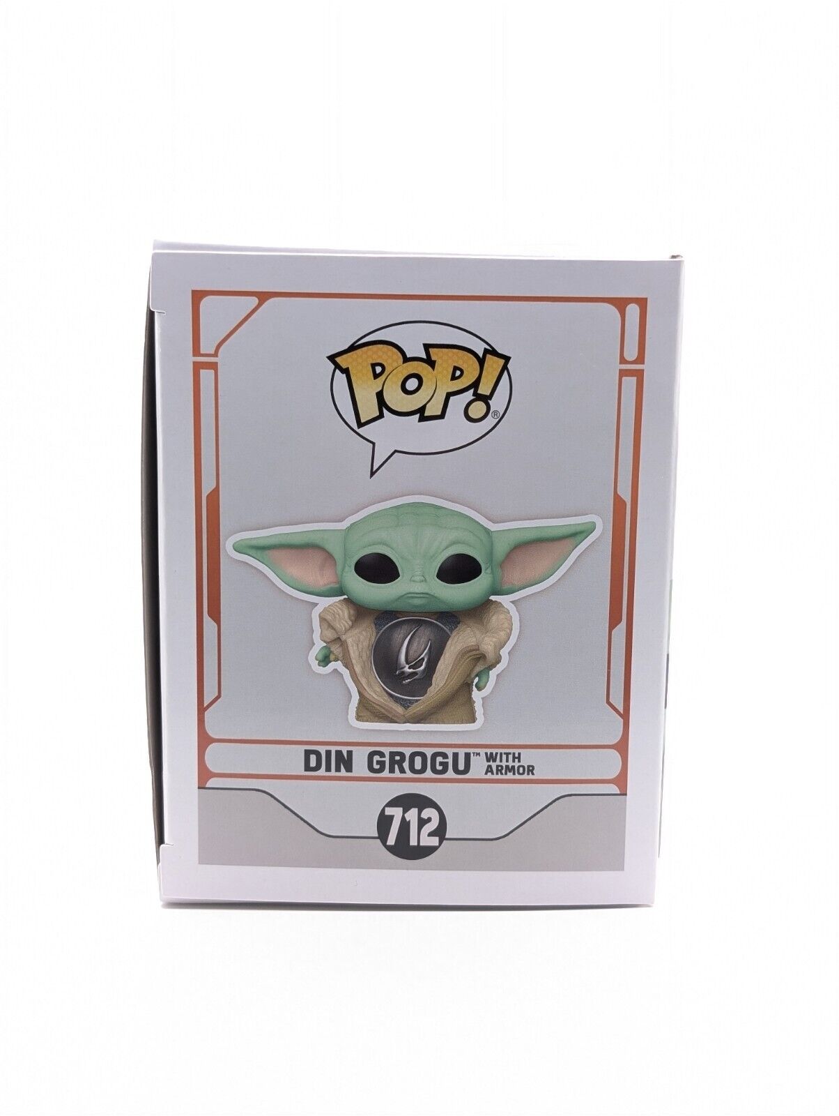 Funko POP! Star Wars The Mandalorian Din Grogu Armor Figure #712