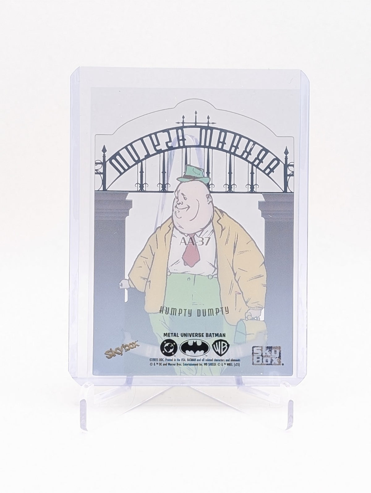 2025 Skybox Metal Universe Batman #AA-37 HUMPTY DUMPTY Asylum Acetate BC0124