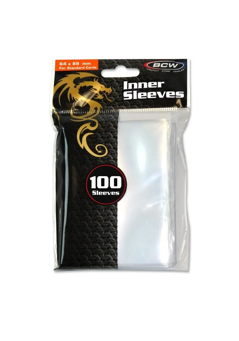 BCW Regular Inner Sleeves (Perfect-Fit Penny Sleeves)