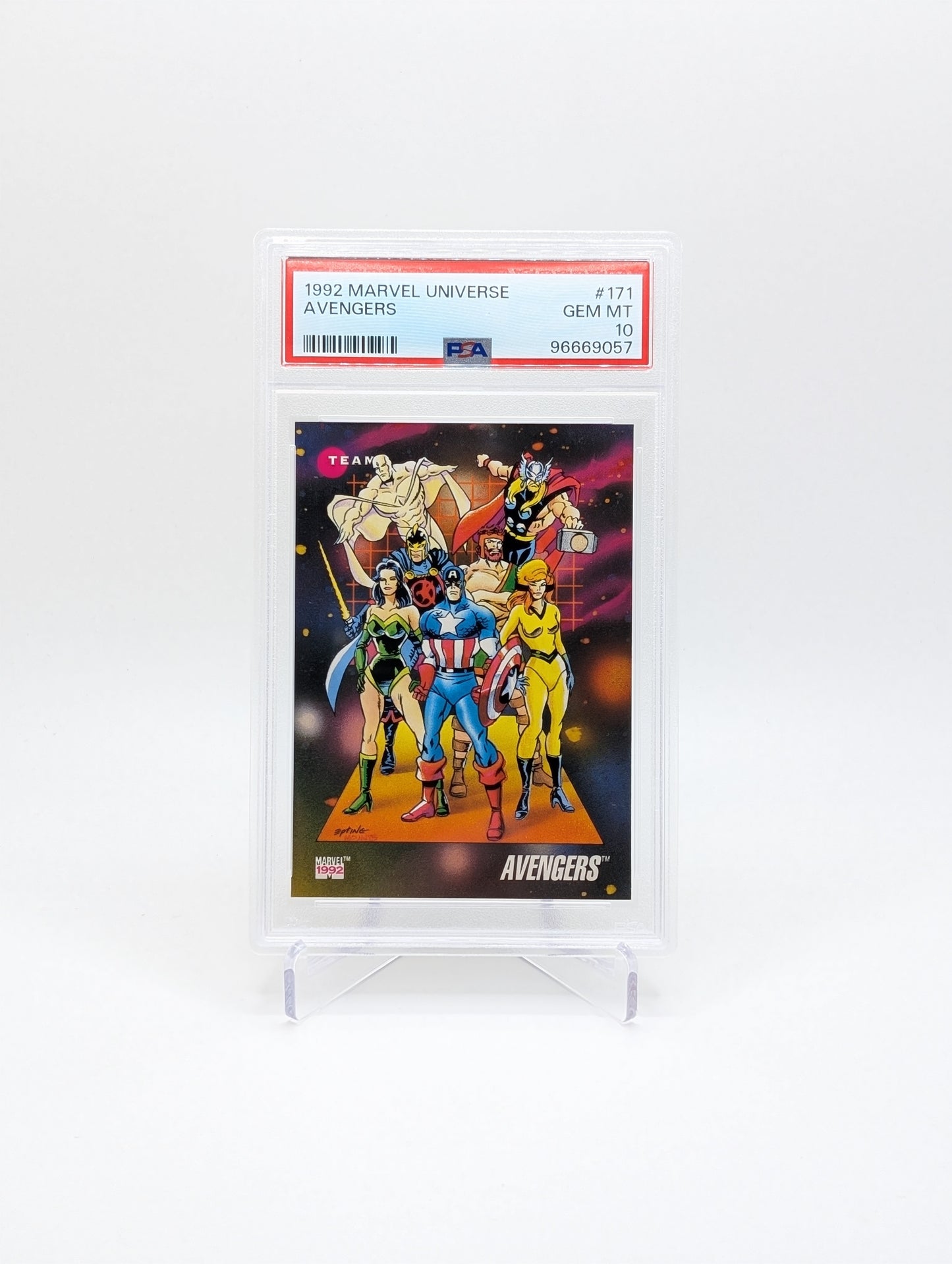1992 Marvel Universe Avengers #171 PSA 10