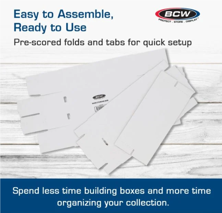 BCW SHOE STORAGE BOX (1,600 CT.) - WHITE