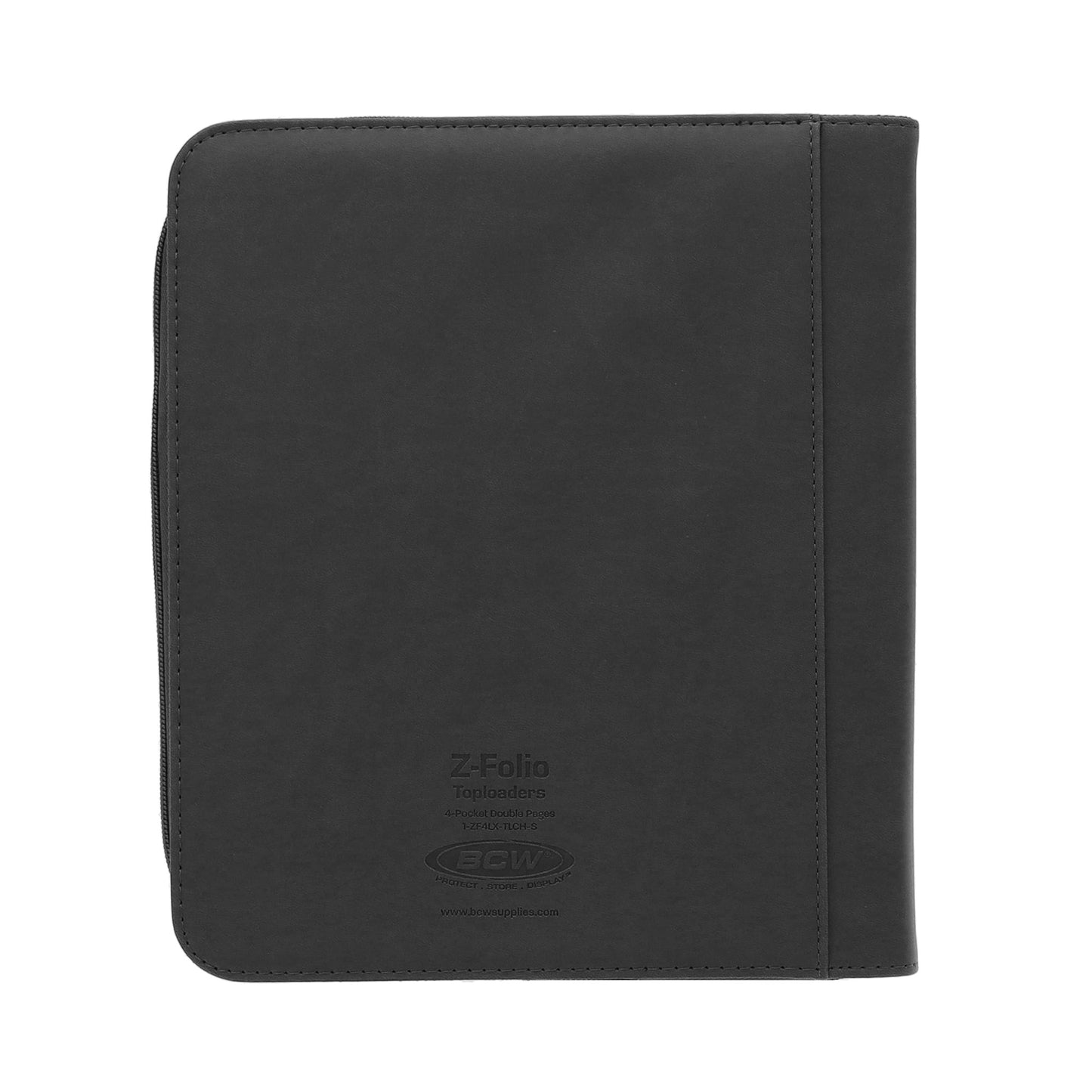 BCW Z-Folio 4-Pocket LX Album - Toploaders - Black