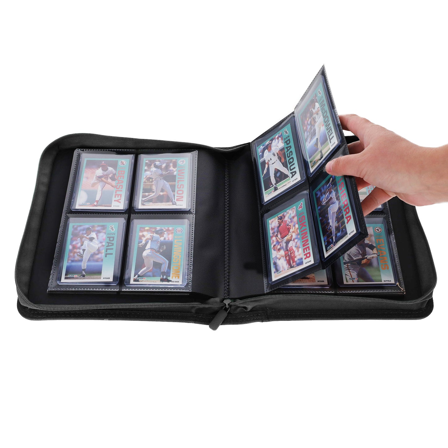 BCW Z-Folio 4-Pocket LX Album - Toploaders - White