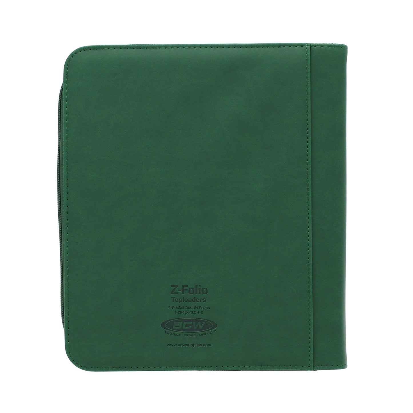 BCW Z-Folio 4-Pocket LX Album - Toploaders - Green