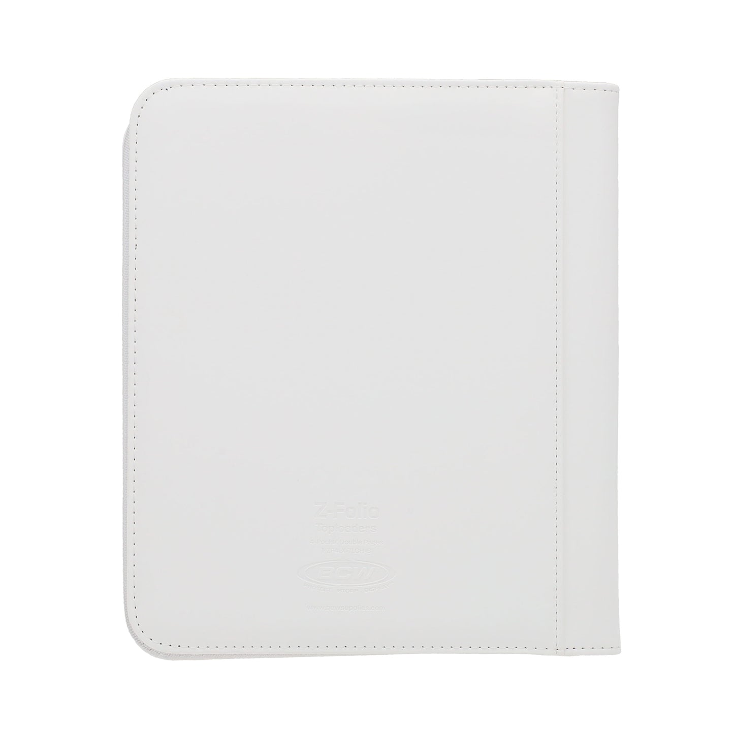 BCW Z-Folio 4-Pocket LX Album - Toploaders - White