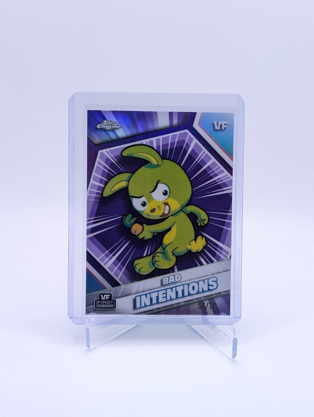 2026 Topps Chrome Veefriends Bad Intentions TRUE PURPLE 56/75