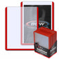 BCW Standard Toploader Card Holder 3x4 - Red Border