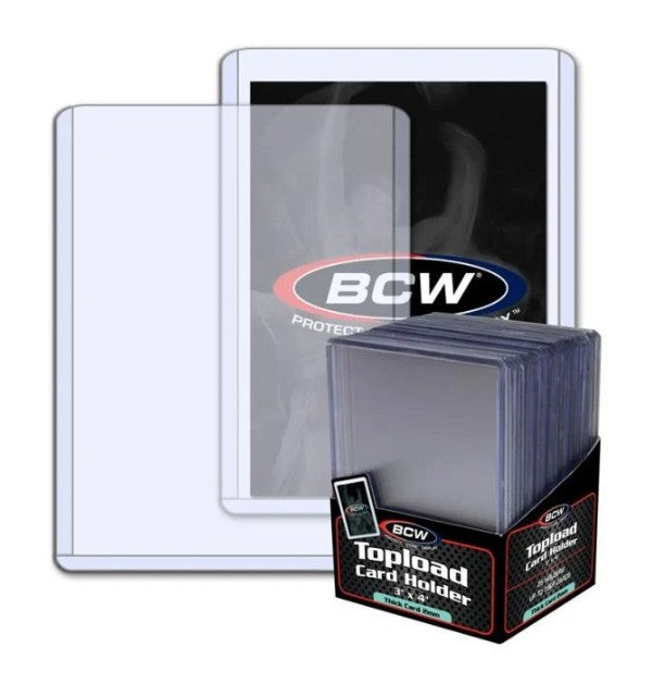 BCW Thick Toploader Card Holder 3x4 - 79 PT.