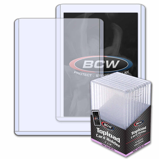 BCW Thick Toploader Card Holder 3x4 - 197 PT.