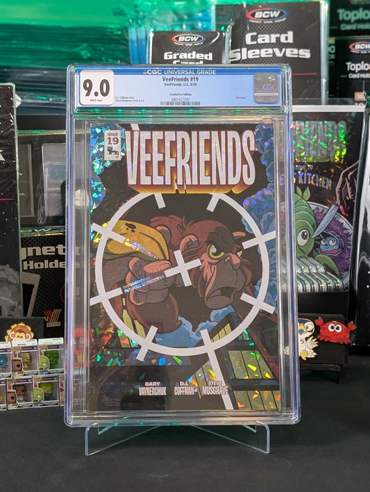 2026 Veefriends Comic Book Issue 19 Moral Monkey CRACKED ICE /199 CGC 9.0