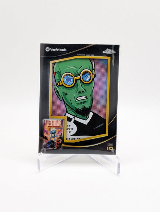 2026 Topps Chrome Veefriends Rare Robot COMIC BOOK CLIPPING 1/1