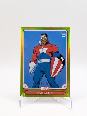 2026 Topps Marvel Brooklyn Captain America 85th Battlestar Yellow /99