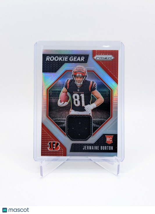 2024 Panini Prizm - Jermaine Burton RC Rookie Gear Silver Prizm Patch Bengals