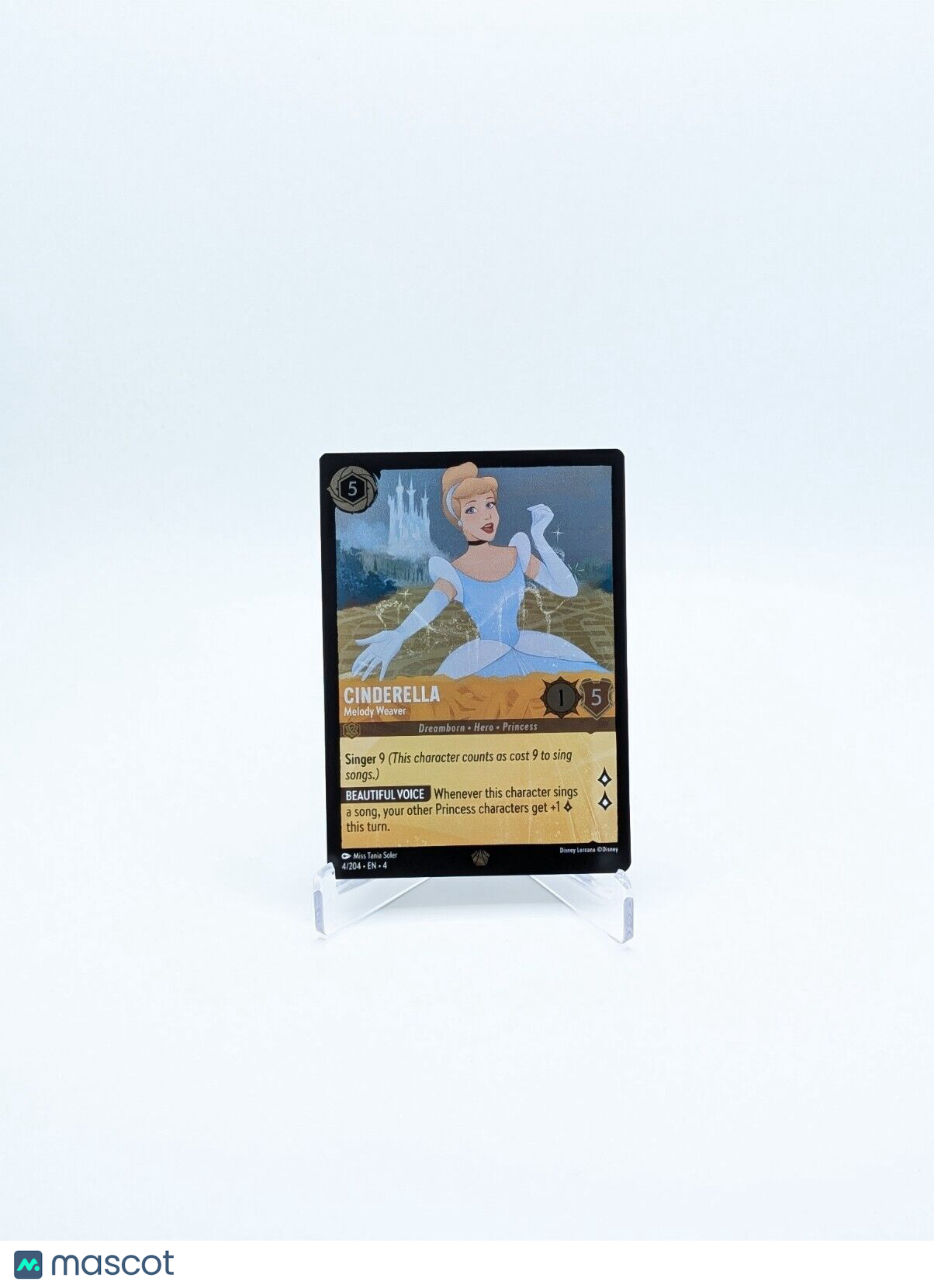 2024 Disney Lorcana EN 4 Cinderella Melody Weaver 4/204 - Legendary - Cold Foil