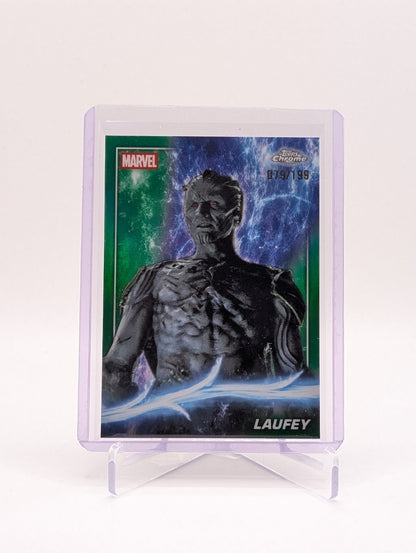 2025 Topps Chrome Marvel Studios Laufey #17 Green Refractor 79/199 BC0226