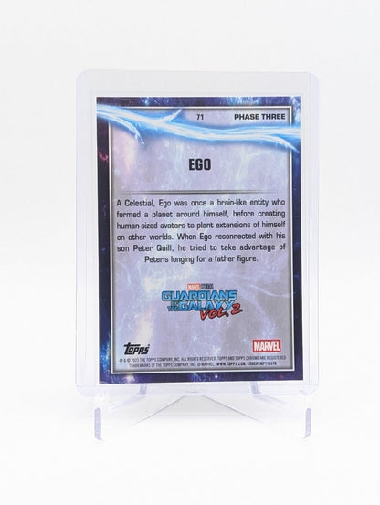 2025 Topps Marvel Studios Sapphire #71 EGO Green 92/99 BC0124