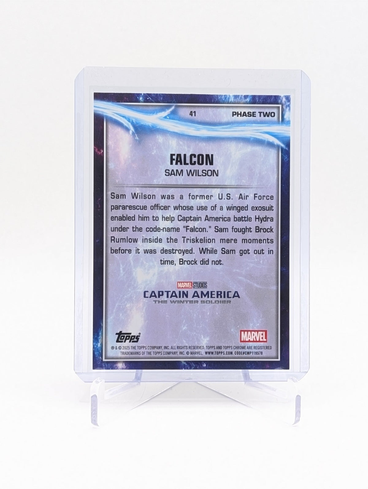 2025 Topps Chrome Marvel Studios Falcon #41 Agatha Lava 101/150 BC0124