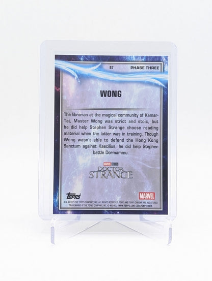 2025 Topps Marvel Studios Sapphire Edition #67 WONG Green 48/99 BC0124