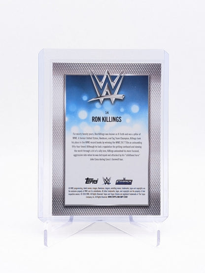 2026 Topps Chrome WWE Ron Killings #14 Negative Refractor BC0124