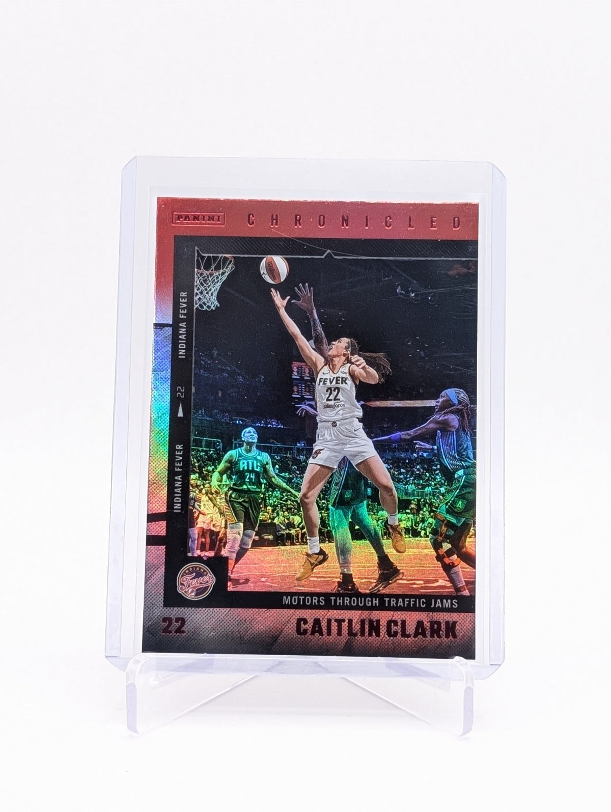 2025 Panini Caitlin Clark WNBA Chronicled #34 Red HOLO BC0124