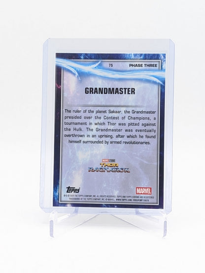 2025 Topps Chrome Marvel Studios Grandmaster #75 Agatha Lava 125/150 BC0124