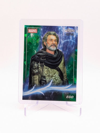 2025 Topps Marvel Studios Sapphire #71 EGO Green 92/99 BC0124