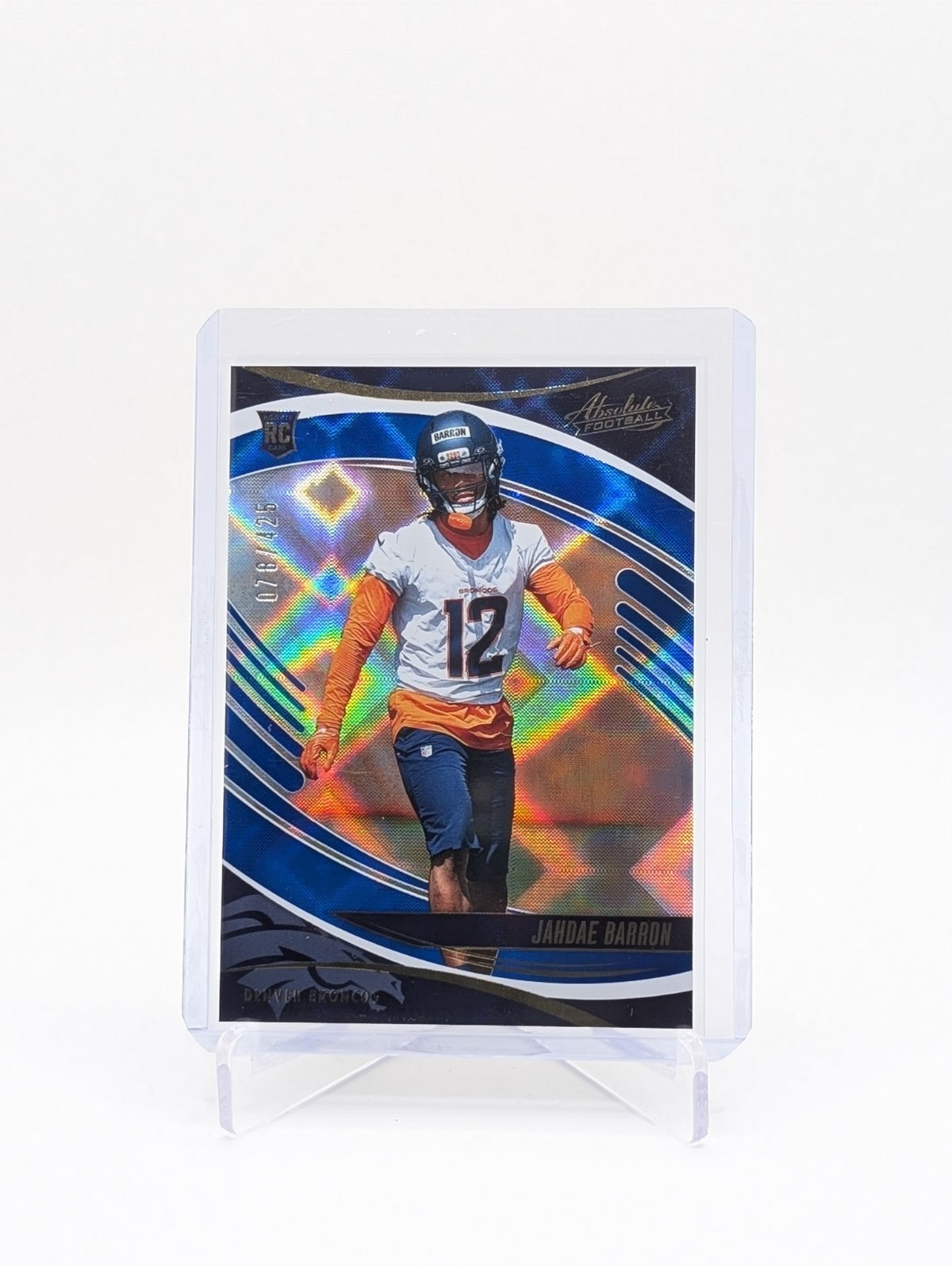 2025 Panini Absolute Jahdae Barron RC #131 Blue Diamonds 078/425 BC0124