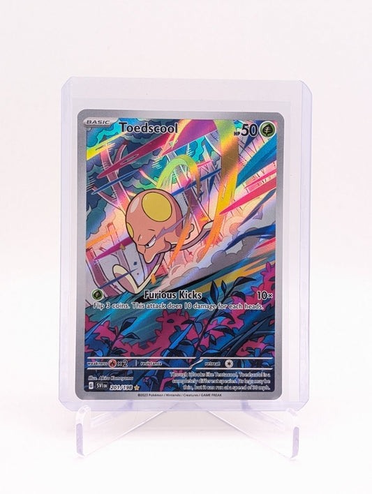 Pokemon TCG SV01: Scarlet &amp; Violet Toedscool 201/198 Illus. Rare BC0325