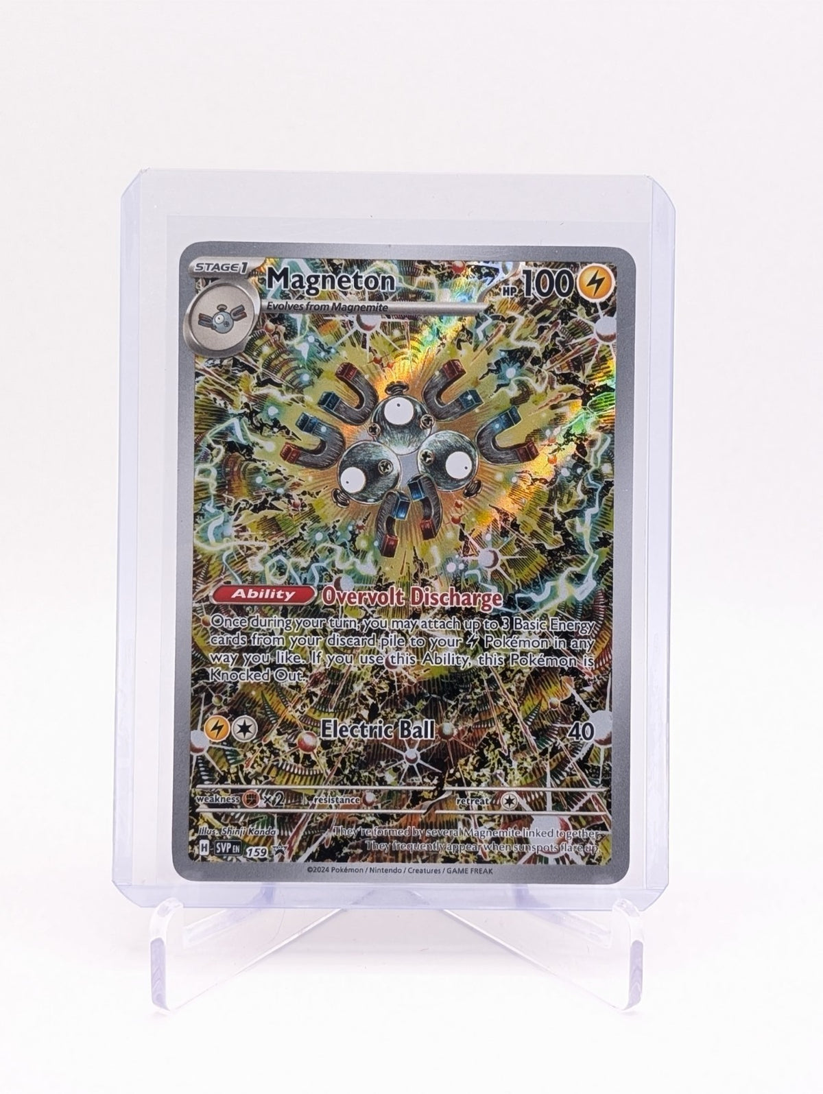 Pokemon TCG SV: Scarlet &amp; Violet Promo Cards Magneton Blk star promo 159 BC0325