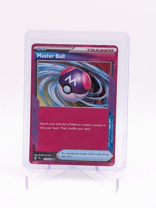 Pokemon TCG SV05: Temporal Forces ACE SPEC MASTER BALL 153/162 Rare  BC0325