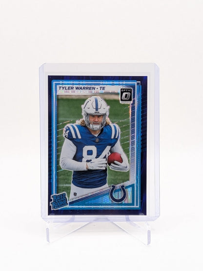 2025 Panini Donruss Optic Tyler Warren Rated Rookie Purple Shock #234 BC0124