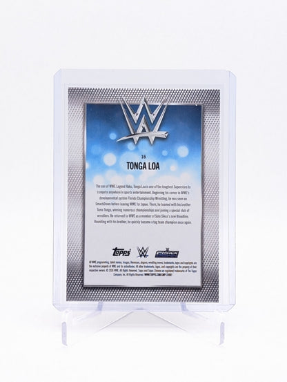 2026 Topps Chrome WWE Tonga Loa #16 Teal Refractor 159/299 BC0124