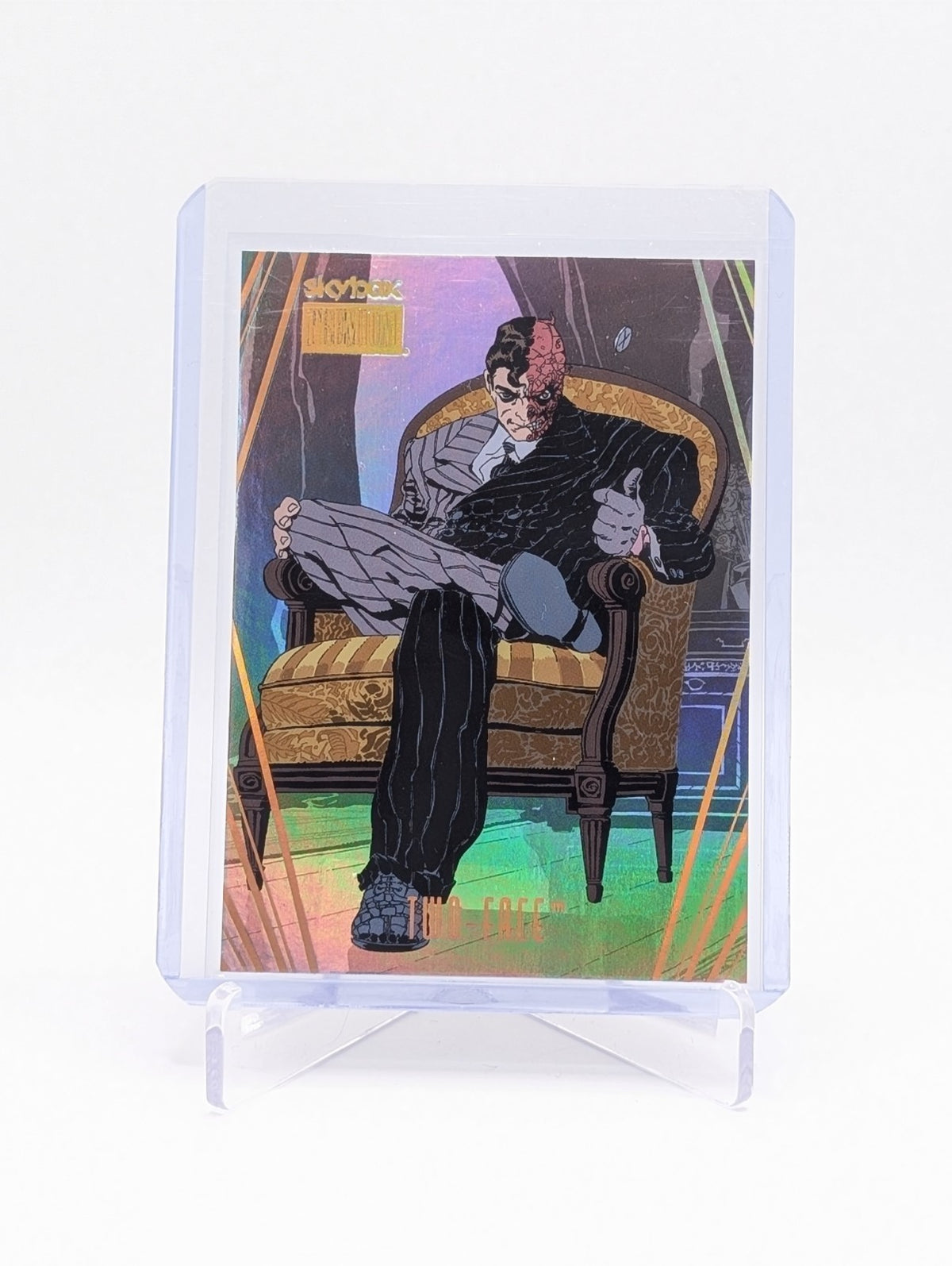 2025 Skybox Metal Universe Batman #S-7 TWO-FACE Premium Refractor BC0124
