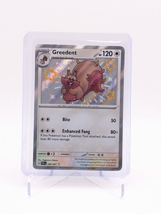 Pokemon TCG SV: Paldean Fates Greendent Holofoil 206/091 BC0325