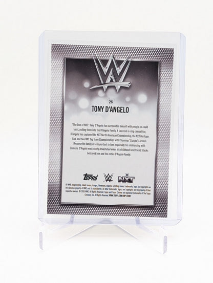 2026 Topps Chrome WWE Tony D'Angelo Negative Refractor #26 BC0124